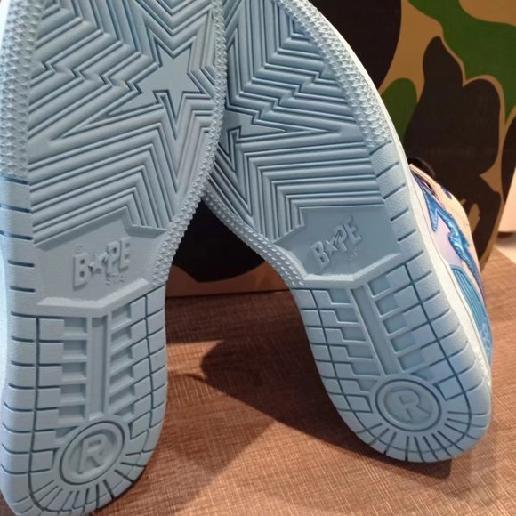 BAPE Gradient Blue All-match Sports Casual Shoes Meteor Shoes main image 11